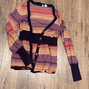 Multicolor Patterned Women's Sweater
